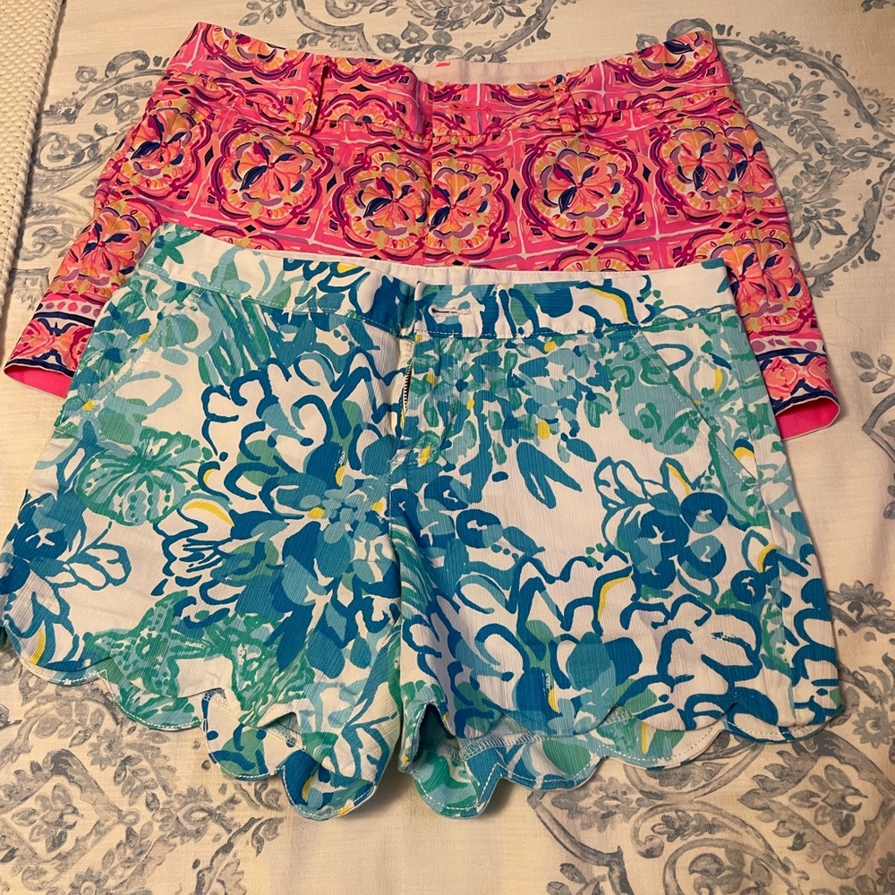 Lily Pulitzer (2) Shorts Size 8